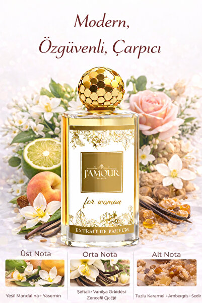 J'AMOUR EAU DE PARFUME W317 Olympia Kadın Parfümü 50 ml Vanilya & Amber ,Yase...
