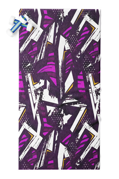 Erays Home Αφηρημένη πολύχρωμη 3D ψηφιακή εκτυπωμένη πετσέτα γυμναστικής για ...