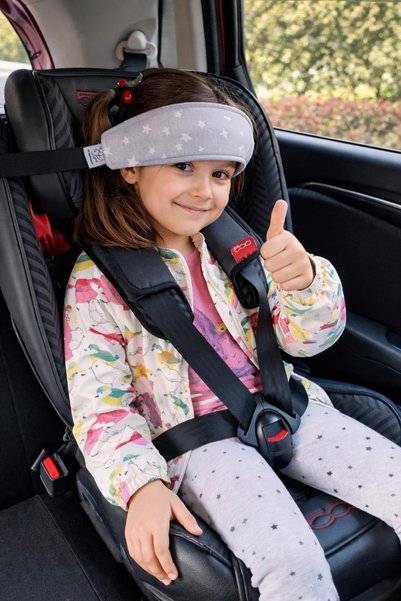 RUKİYE YAVUZ Pamuk Pazen Children's Car Seat Baby Stroller Head Support Fixing Belt Cotton Fabric