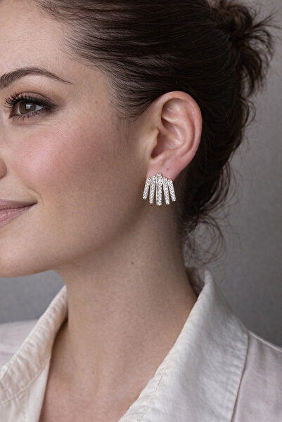 ANKA JEWELLRY أقراط ذهبية مرصعة بحجر الزركون من YELPAZE MODEL