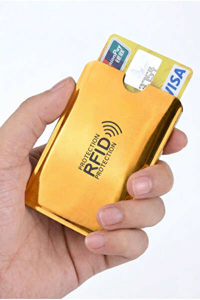 Boldy Θήκη καρτών - Χρυσαφί - Απλό