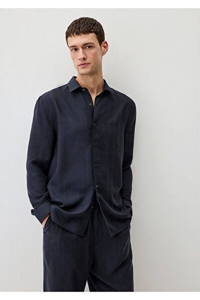 Mavi Marineblau (TENCEL) ™ ) Liyosel Hemd Regular Fit / Normaler Schnitt 0211...