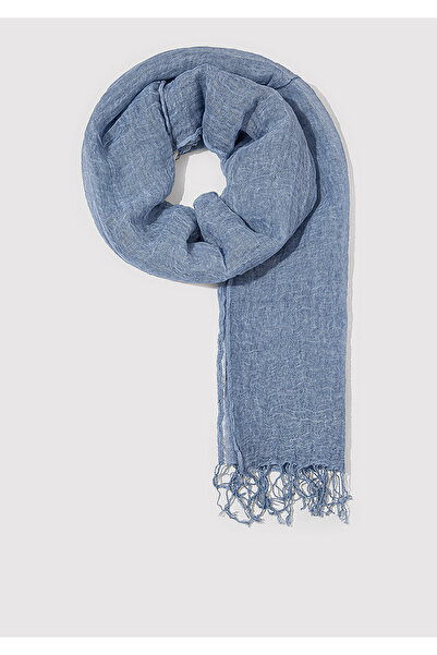 Mavi Σάλι από μείγμα λινών 1913905-70778