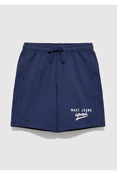 Mavi Baumwoll-Shorts mit lockerer Passform und Logo, normale Taille, für Jung...