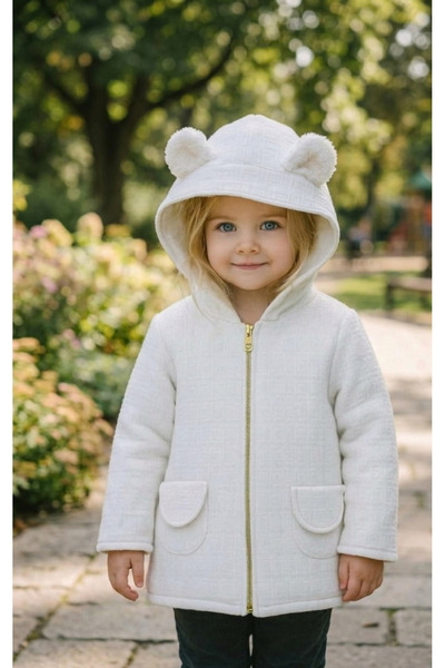 Retro Women Δώρο για κοριτσάκι Λευκή επένδυση από βαμβακερό σχέδιο με κουκούλ...