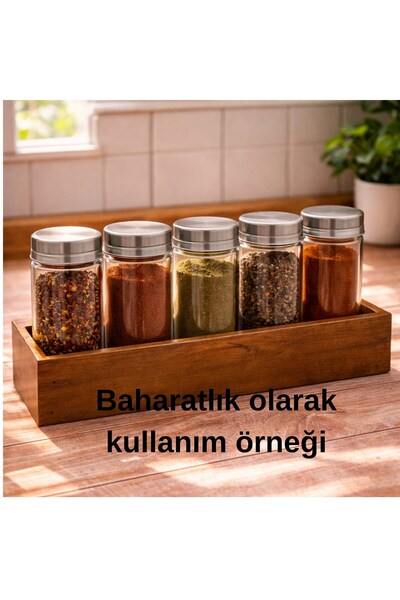 ŞİFA ANA Ahşap Baharat Standı