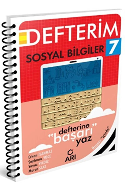 Arı Yayıncılık ARI YAYINLARI 7.Sınıf Sosyal Bilgiler Defterim