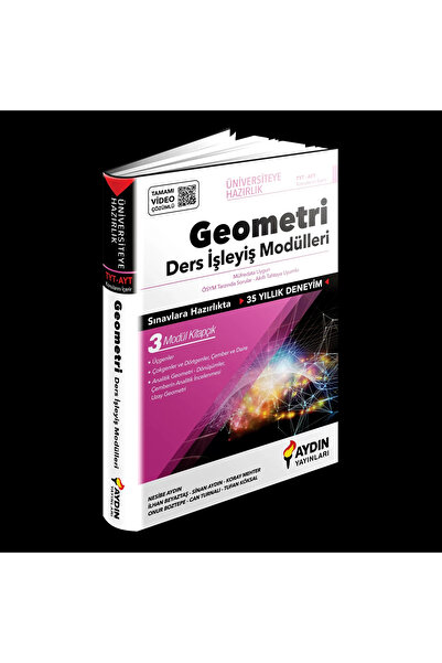 Aydın Yayınları Üniversiteye Hazırlık Tyt - Ayt Geometri Ders İşleyiş Modülleri