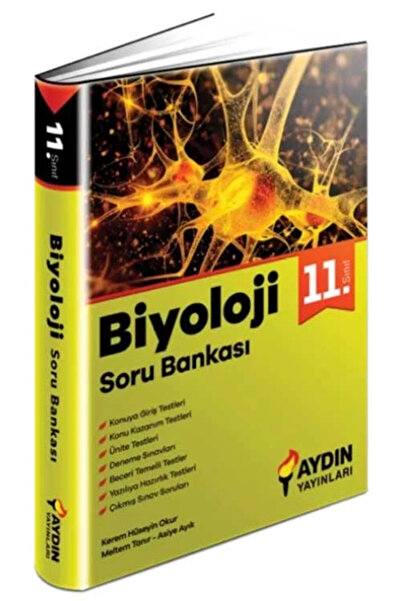 Aydın Yayınları Aydın Yayınları 11. Sınıf Biyoloji Soru Bankası