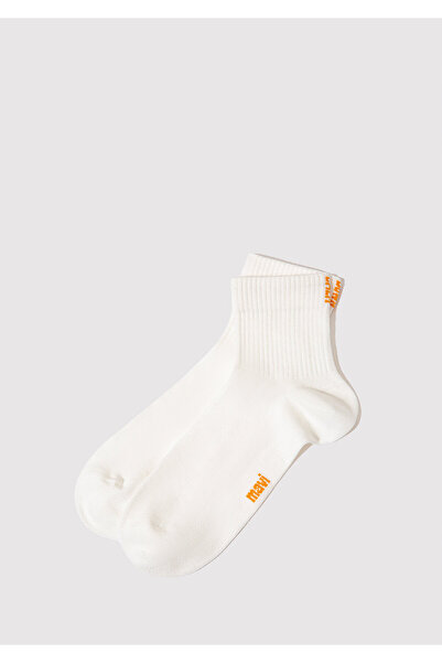 Mavi Detaillierte weiße Socken 0911605 -28613