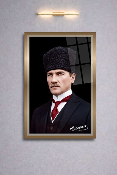 HMDS CONCEPT Μουστάφα Κεμάλ Ατατούρκ Γυάλινος Πίνακας 460