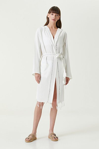 İrya Μπουρνούζι Serene Loincloth - Μαύρο Πλεκτό Ανοιχτό