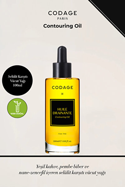 CODAGE PARIS Draining Oil - Selülit Karşıtı Vücut Yağı 100ml