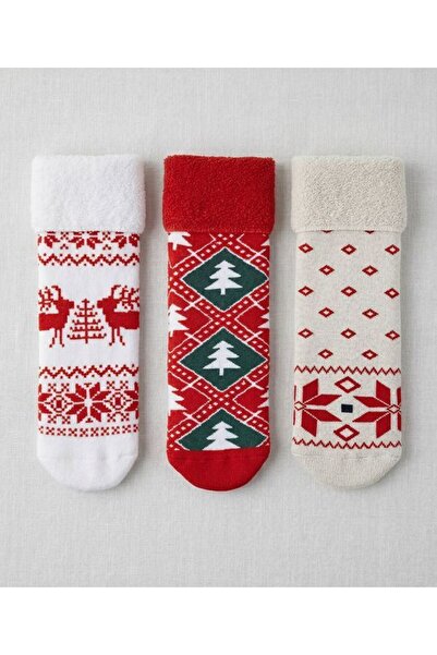 Bross Γυναικείες κάλτσες 3 τεμαχίων με σκανδιναβικό σχέδιο