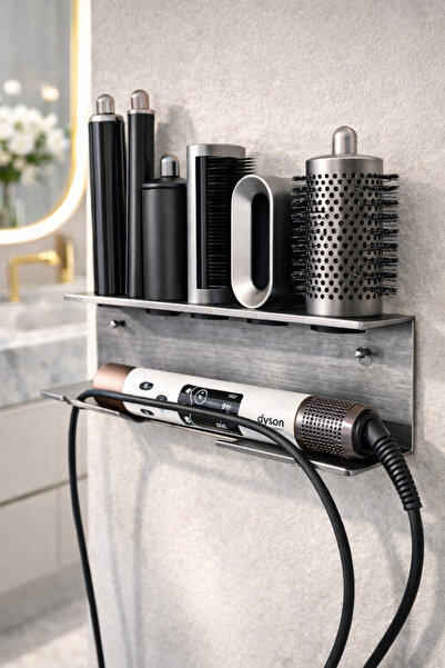 VENON SİLVER Organizer Σταντ για Στυλιστικά Μαλλιών Συμβατό με DysonAirwrap M...