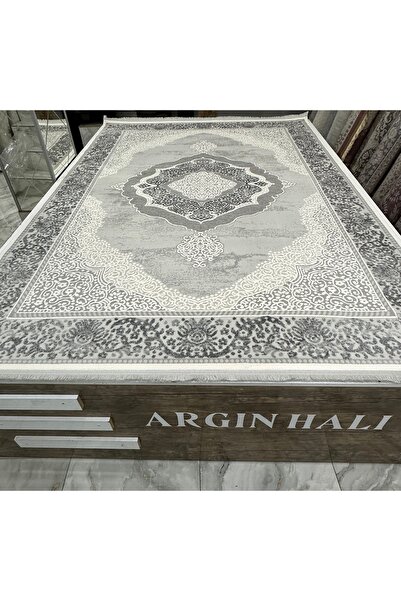 bahar premıum Antrasit Gri AKRİLİK HALI ÖMÜRLÜK KALİTE ARGIN HALI