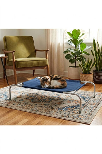 Kölln Yükseltilmiş Kedi Köpek Evcil Hayvan Yatağı–Katlanabilir Taşınabilir Pe...