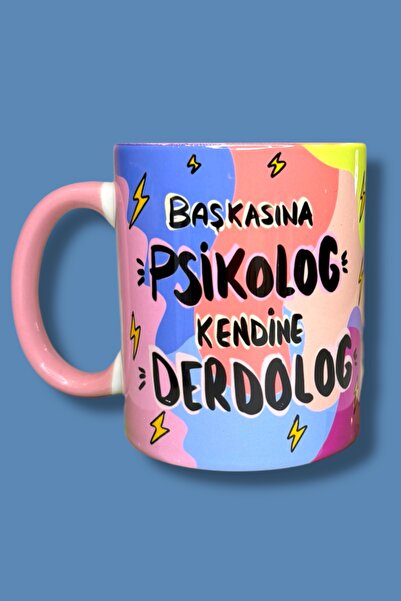 City Glow Başkasına Psikolog Hediyelik Kupa Bardak