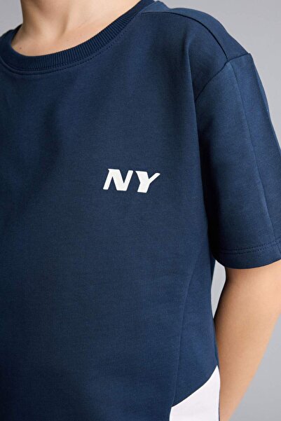 DeFacto Sweatshirt Kumaşı 2'li Takım Erkek Çocuk H0251A826SM