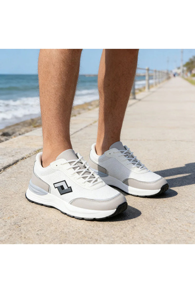 Tmall Pantofi sport bărbătești, ușori, din material textil, 1255, albi