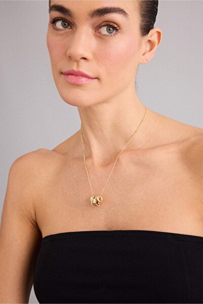 DeFacto Women's Gold Necklace G4484Axns