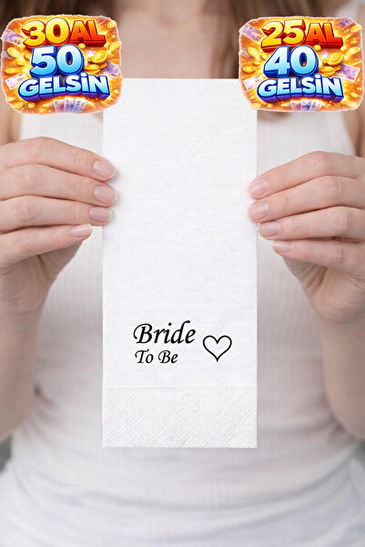 mediwiz Bride To Be Bekarlığa Veda Baskılı Peçete 1 adet