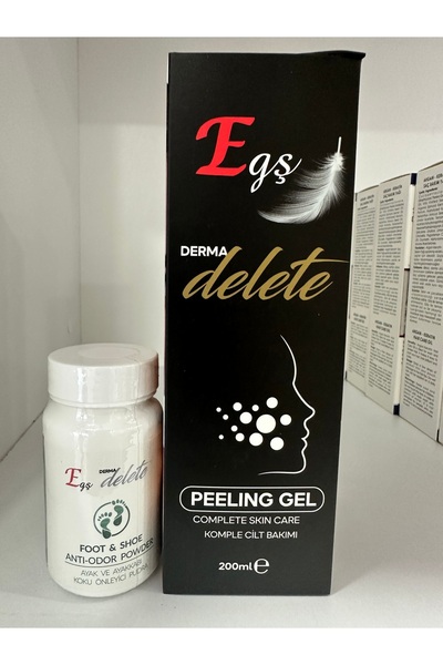 Egş DERMA delete AYAK KOKU PUDRASI + SOYUCU KREM