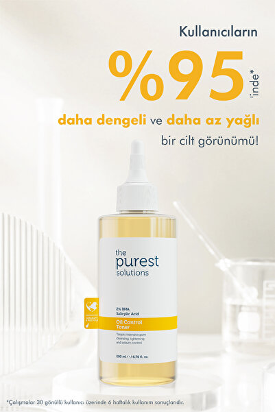The Purest Solutions Yağlı Ve Karma Ciltler için ve Siyah Nokta Karşıtı Salisilik Asit Tonik 200 ml