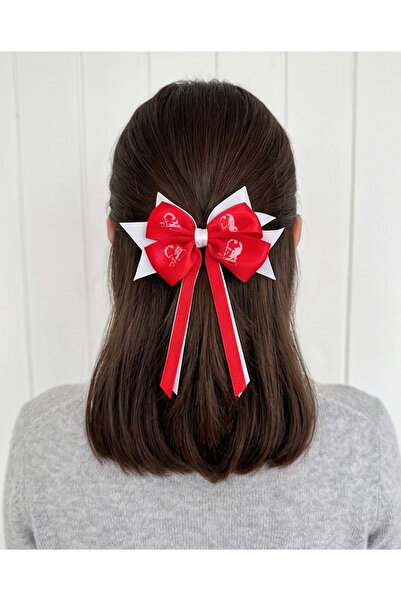 ALS Tasarım Dünyası Κόκκινο Χρώμα Πόρτρετο Ατατούρκ με Κλιπ Κλιπ Απριλίου 23η...