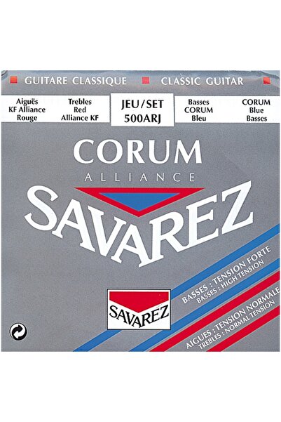 Savarez 500ARJ Alliance Hard Tension Classic Rouge Blue Klasik Gitar Teli