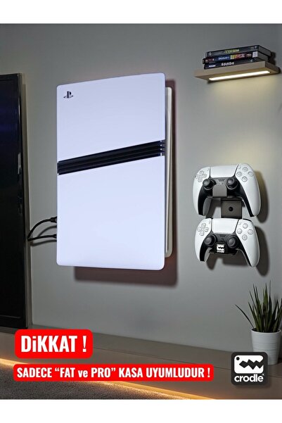 Crodle Playstation 5 Pro Duvar Standı ve Joystick Duvar Standı Gaming Aksesuar