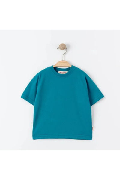 Tiffany T-shirt Basic Süprem Turkuaz