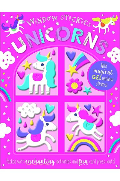 Make Believe Ideas Window Stickies Unicorns