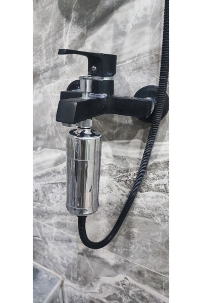 Acrobat Banyo arıtma cihazı Duş Filtresi Krom 15 Aşamalı saçları yumuşacık yapar