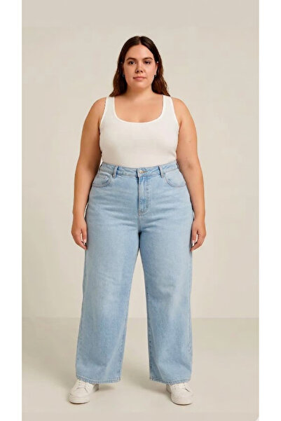 nd jeans Τζιν με φαρδιά μπατζάκια PREMIUM ΓΥΝΑΙΚΕΙΟ ΕΞΤΡΑ ΜΕΓΑΛΟ ΜΕΓΕΘΟΣ ΣΟΥΠ...