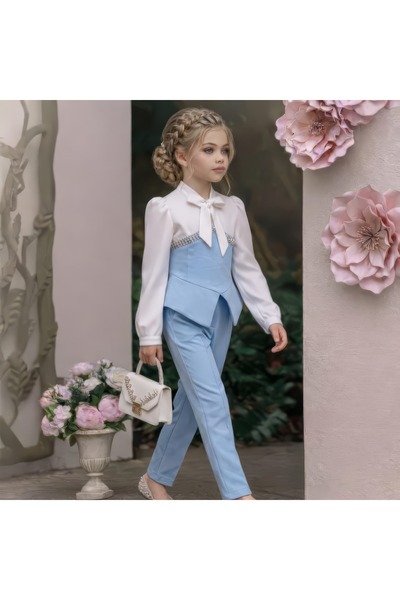 nora dress mini luxe KIZ ÇOCUK TAŞ DETAYLI PEPLUM BLUZ PANTOLON GÖMLEK ÇANTA ...