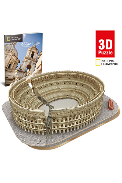 Genel Markalar Ds0976 Cubic Fun National Geographic Serisi Colosseum 131 Parç...