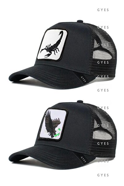 GYES Αθλητικό καπέλο με φιγούρες ζώων Unisex Σετ 2 ρυθμιζόμενων πλάτης