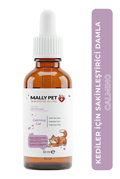 MALLY PET PROFESSIONEL PET CARE Kediler İçin Rahatlama ve Sakinleşmeyi Destek...