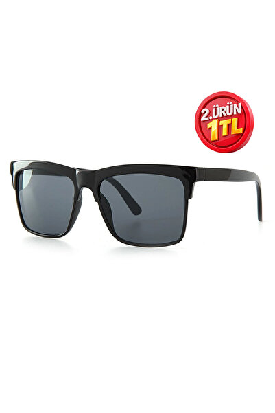 Men's Black Sunglasses Apsn002001--55 Scale