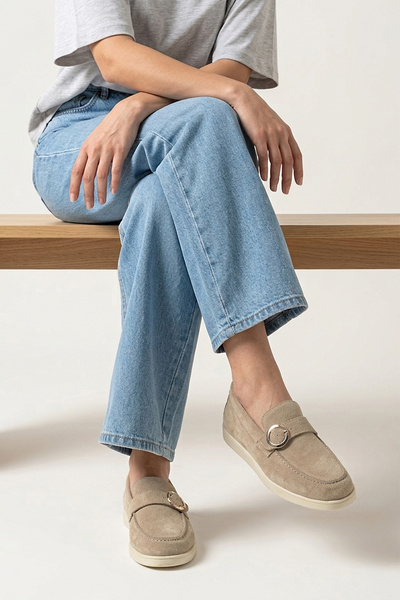 Ziya , Дамски ежедневни обувки от естествена кожа 1611022Z2797, бежови