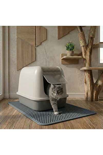 SoGood Concept Elekli Kedi Tuvalet Önü Paspası Kedi Kumu Paspası