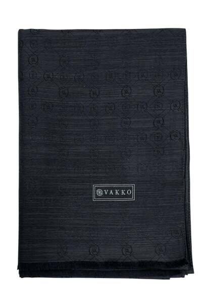 Vakko Cotton Silk Shawl - New Hologram - Smoked