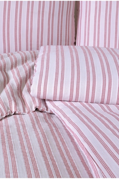 NazeninHome Σετ Παπλωματοθήκης PureWeave με Νήματα Βαμμένα στο Πλέγμα, Φυσική...