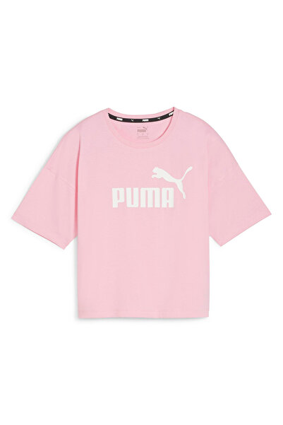 Puma Essentials Γυναικείο T-Shirt σε ροζ casual στυλ58686628