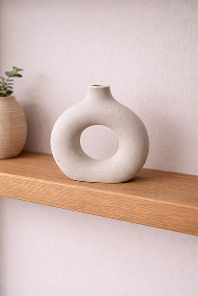 CLAYRAA Soft Loop Dekoratif Minimal Vazo
