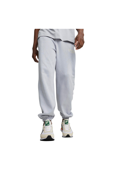 Puma Ανδρικό γκρι αθλητικό παντελόνι Classics