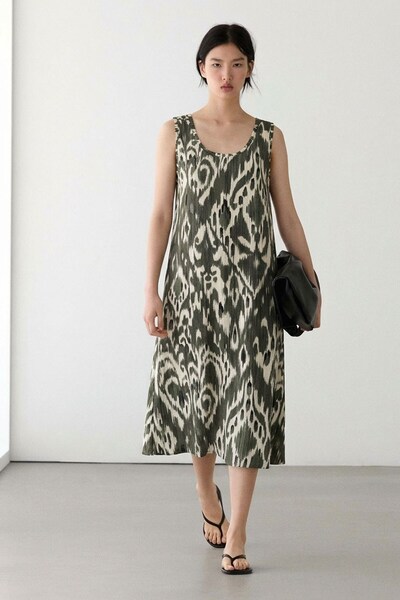 COTENCONCEPT A-Line Comfortable Dress with Drapey Thick Straps