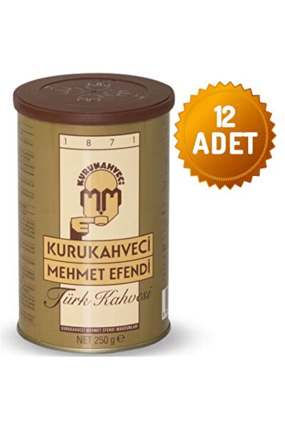 Mehmet Efendi Kurukahveci Türk Kahvesi 250 Gr x 12 Adet