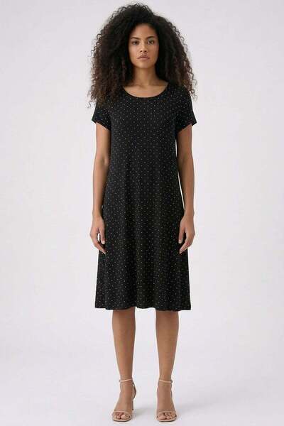 COTENCONCEPT Φόρεμα από χτενισμένο βαμβακερό ύφασμα με άνετη εφαρμογή